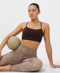 Ultimate Studio Yoga Leggings - Beige Offbeat Animal Print - Full Length