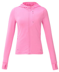 Textured Track Zip Up - Guava Pink