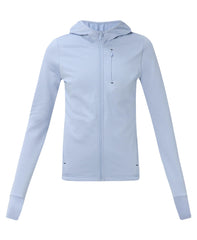 Textured Track Zip Up - Laguna Blue