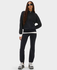 Power Cuffed Leggings - Black - Full Length