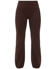 Power 7/8 Cuffed Leggings - Espresso Brown - 7/8 Length