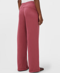 Brushed Wide Leg Pants - Sienna Pink