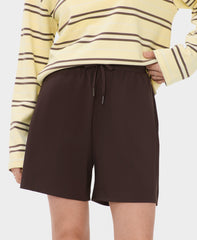 Explorer 5.5" Side Stripe Shorts - EspressoBrown NavyBlueEcruBeige - 5.5" Inseam