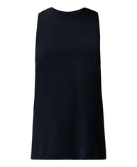 Soft Flow Studio Longline Tank Top - Black