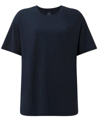 Soft Flow Studio Longline Tee - French Navy Blue