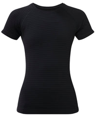 Athlete Textured Stripe Tee - Black