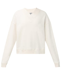 Restore Soft Touch V-Neck Sweatshirt - Dove White