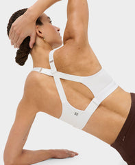 Power Pulse Sports Bra - White