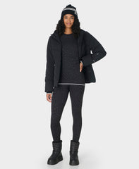 Animal Base Layer Pants - Grey Leo Jacquard - Full Length