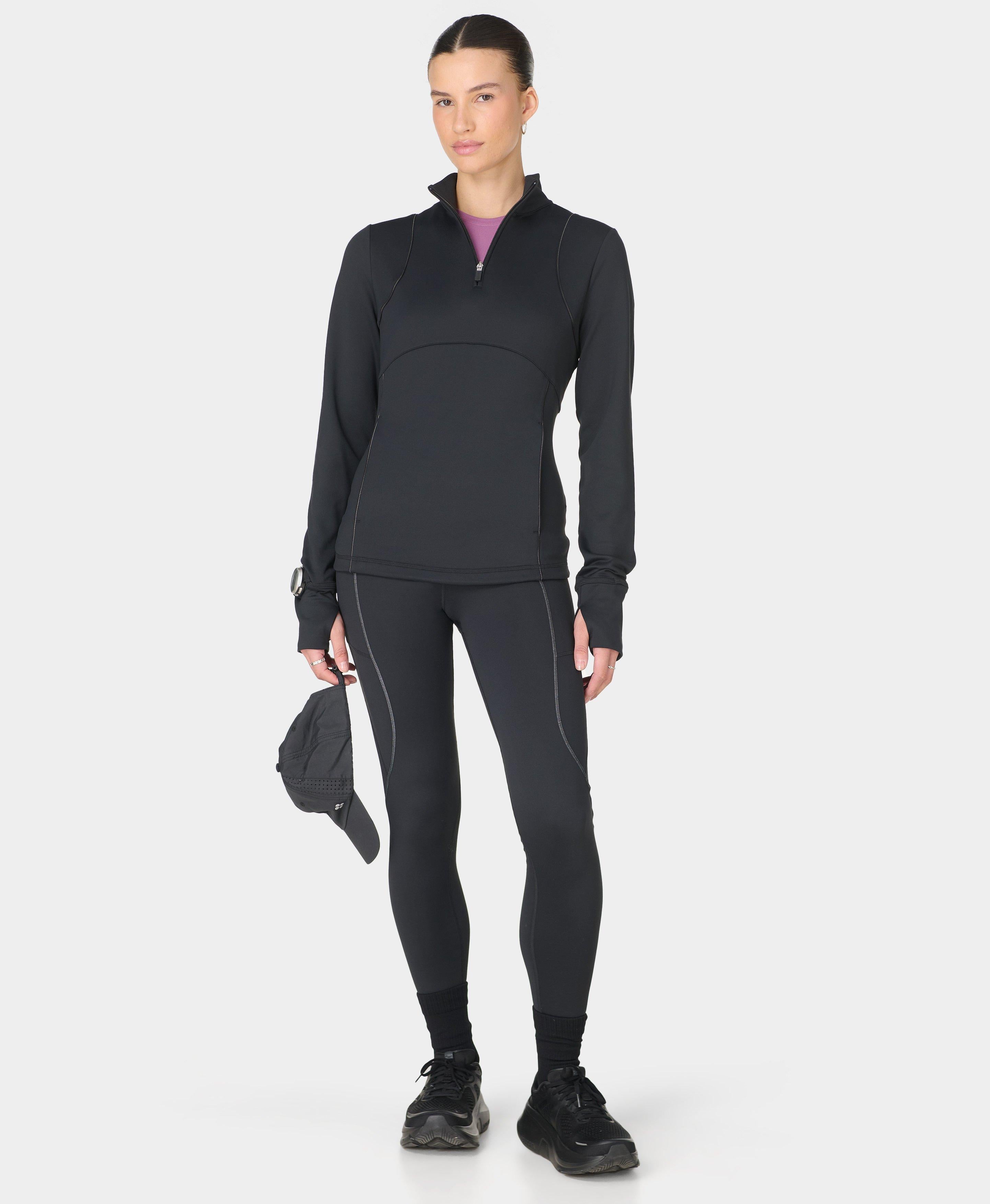 Therma Half Zip Midlayer - Black