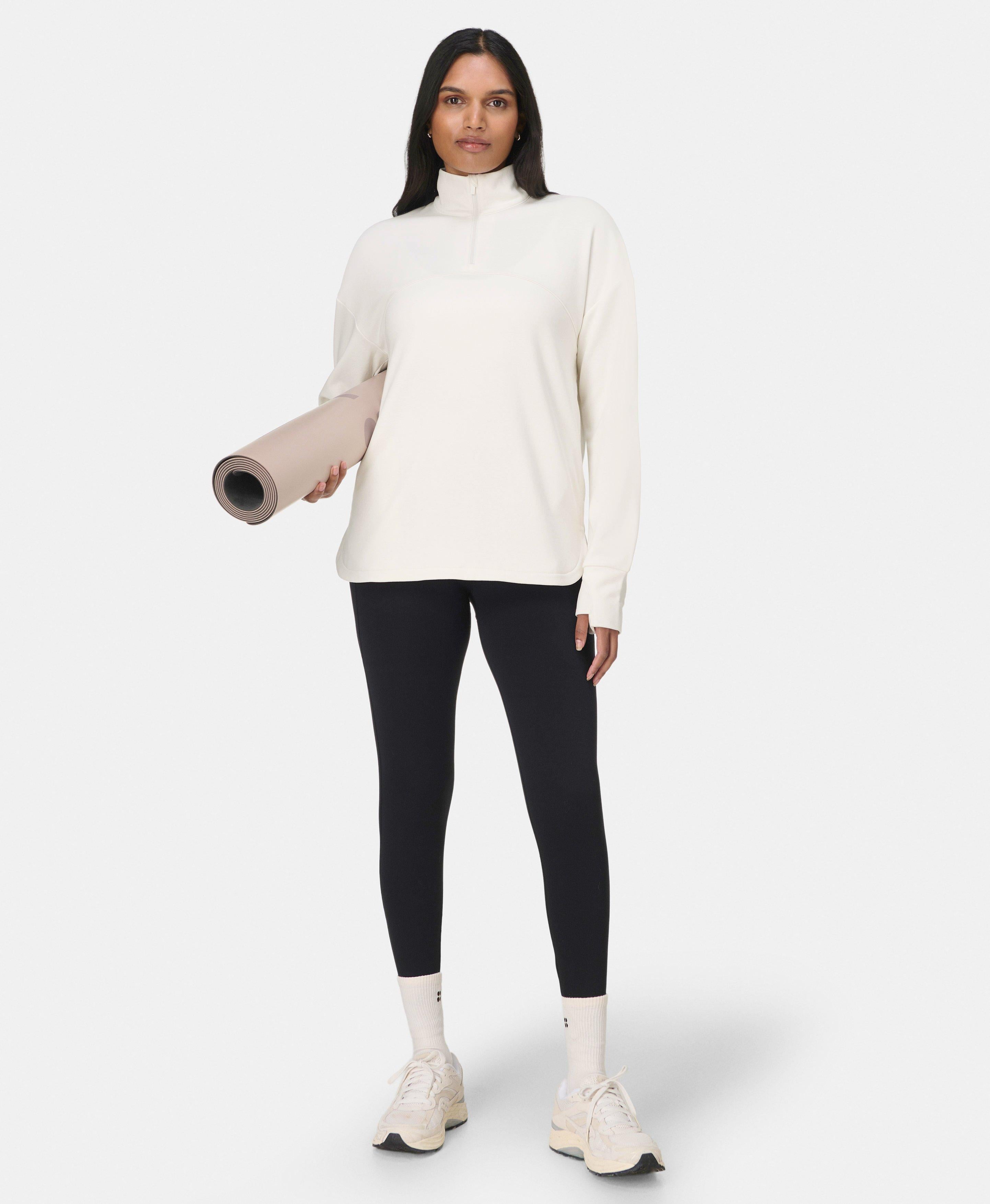 Ultimate Studio Yoga Midlayer - Lily White