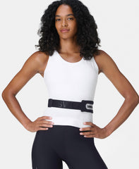 Athlete Crop Seamless Workout Tank - White