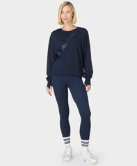 All Day Leggings - Navy Blue - Full Length