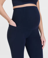 All Day 7/8 Maternity Leggings - Navy Blue - 7/8 Length