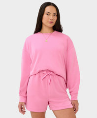 Sand Wash CloudWeight High-Waisted Shorts - Guava Pink - 3.5" Inseam