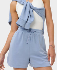 Sand Wash CloudWeight High-Waisted Shorts - Laguna Blue - 3.5" Inseam