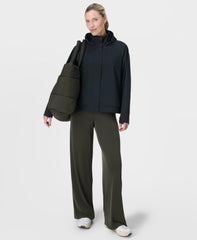 Motion Waterproof Cropped Jacket - Black