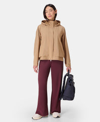 Motion Waterproof Cropped Jacket - Golden Beige