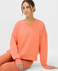 After Class Crop Sweatshirt - Tuscan Orange
