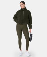 Winter Power Leggings - Nori Green - Full Length