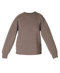 Wind Down Crew Neck Sweater - Taupe Brown Marl