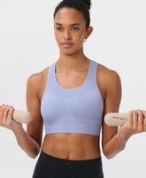 Stamina Seamless Sports Bra - Laguna Blue