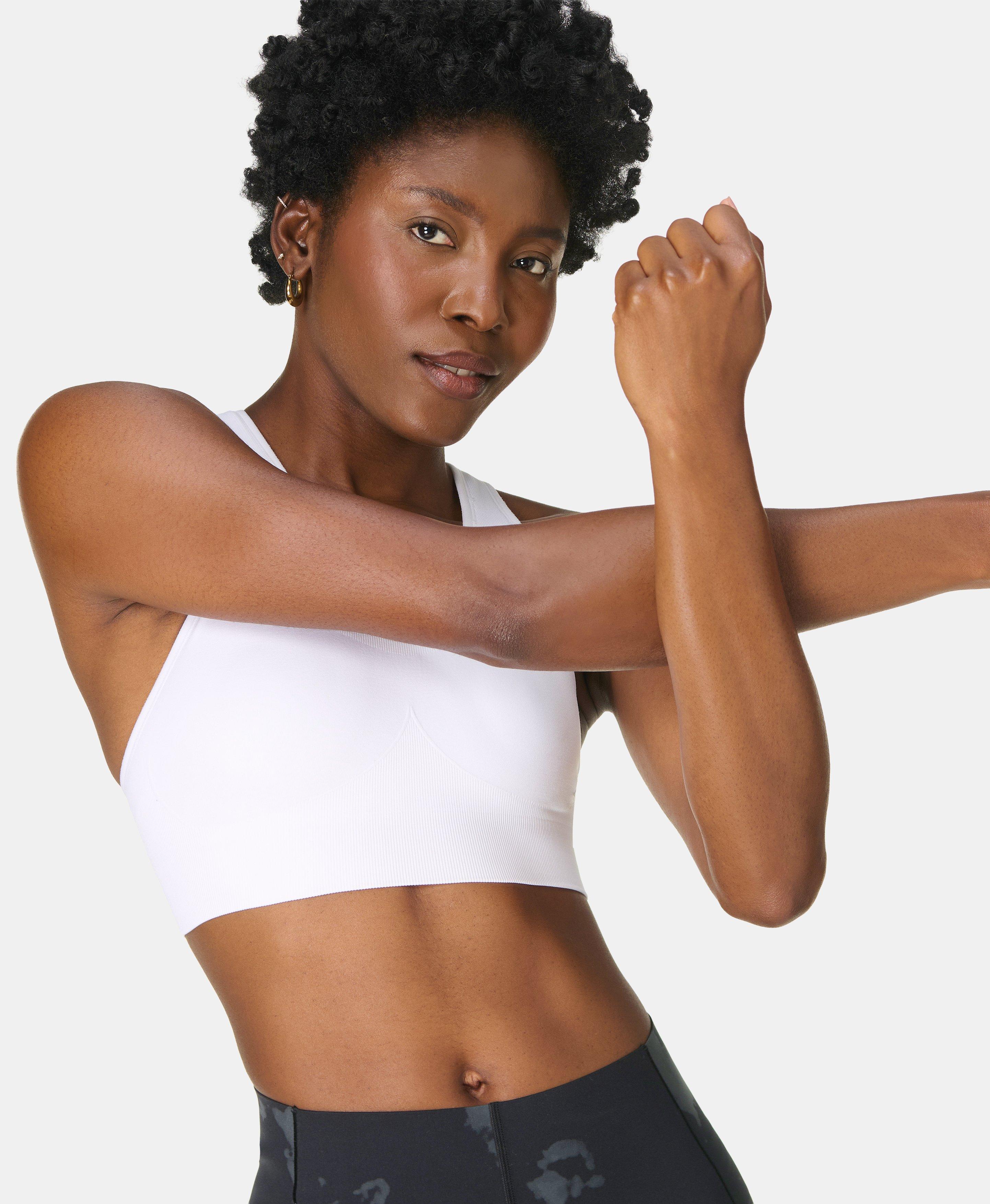Stamina Seamless Sports Bra - White