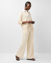 Revive Track Pants - Ecru Beige