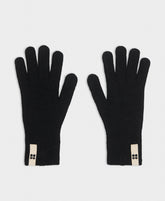 Soft Cloud Knitted Gloves - Black