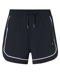 Explorer Track Piped Shorts - Black - 4" Inseam