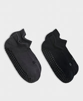 Reformer Sneaker Gripper Socks 2 Pack - Black Grey