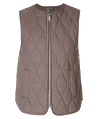 On The Move Vest - Taupe Brown