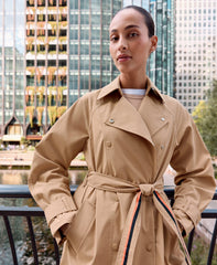 Motion Waterproof Trench Coat - Golden Beige