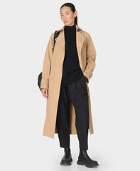 Motion Waterproof Trench Coat - Golden Beige