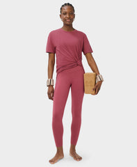 Soft Flow Studio Longline Tee - Sienna Pink
