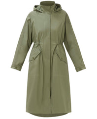 Motion Waterproof Longline Parka - Bracken Green