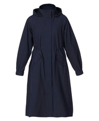 Motion Waterproof Longline Parka - French Navy Blue