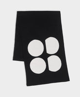 Sweaty Betty Logo Scarf - Black Studio White