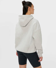 Premium Brushed Classic Hoodie - Ice Grey Marl