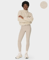 Ultimate Move Marl Leggings - Dusk Beige Marl - Full Length