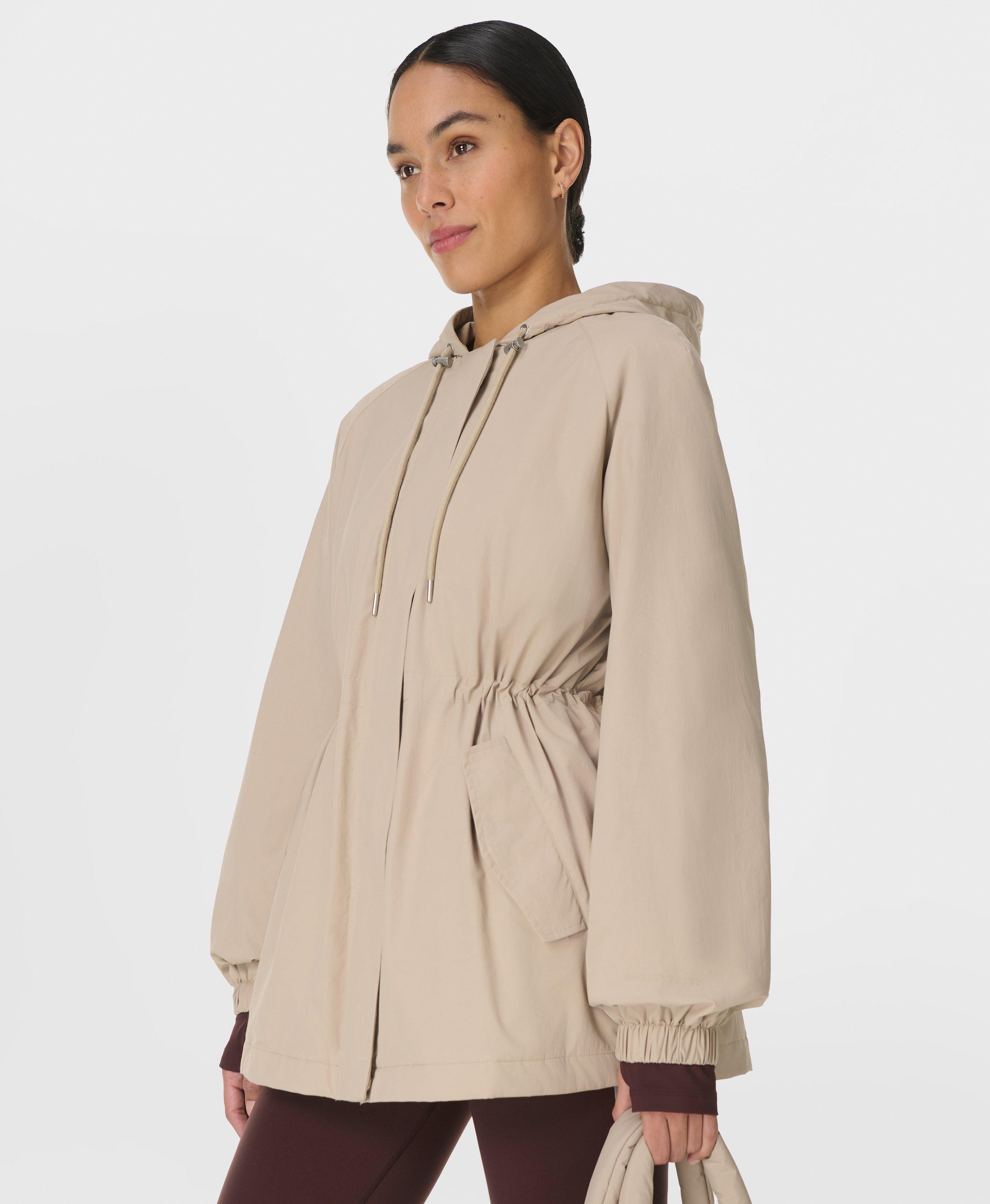 Swing Parka Coat - Dusk Beige