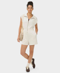 Sand Wash Jumpsuit - Lily White