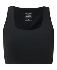 All Day Wrap Longline Bra - Black