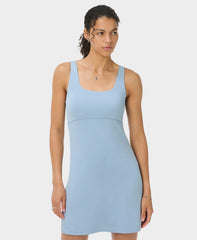 All Day Mini Dress - Laguna Blue