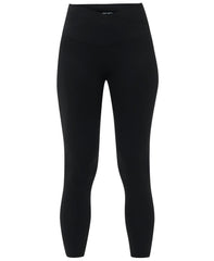 All Day 7/8 Wrap Waist Leggings - Black - 7/8 Length