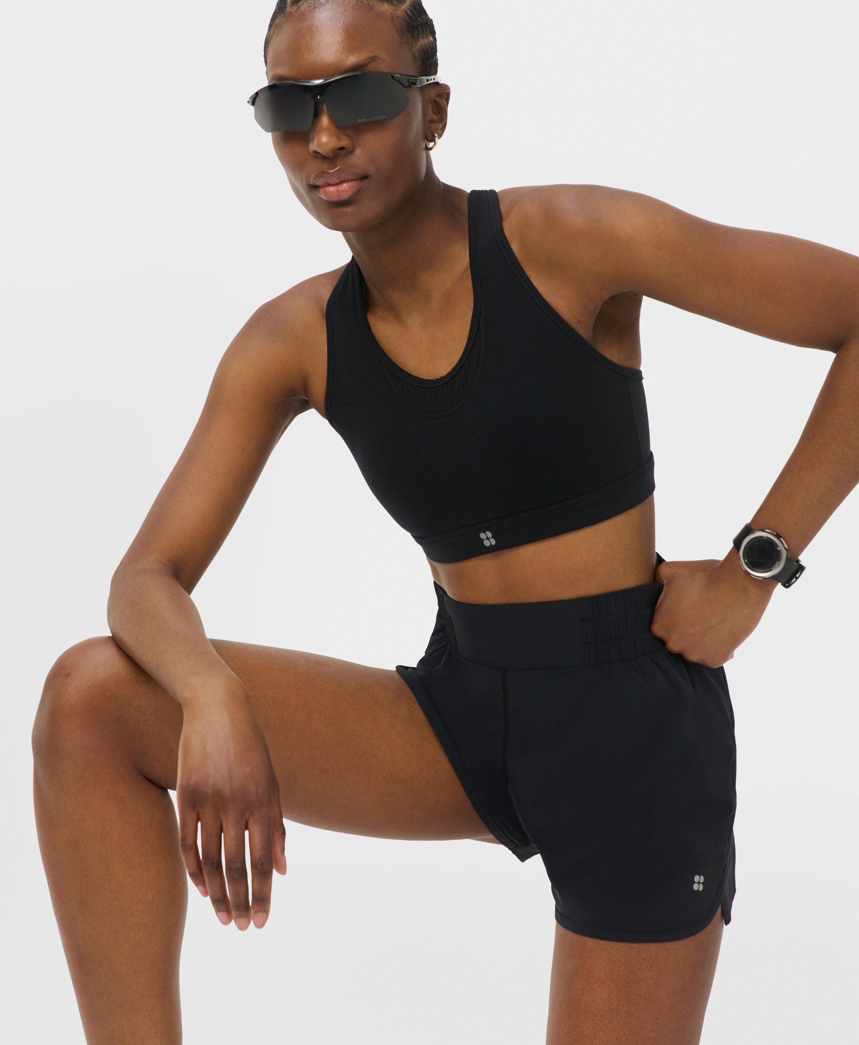 Running Shell Shorts - Black - 6" Inseam