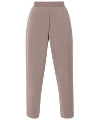 Sand Wash Rib Mix Tapered Track Pants - Taupe Brown