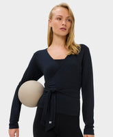 Soft Flow Studio Wear Your Way Long Sleeve Tee - Black