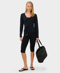 Soft Flow Studio Wear Your Way Long Sleeve Tee - Black
