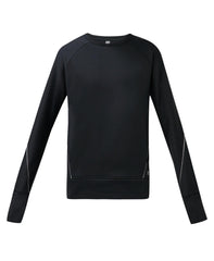Tempo Train Adjustable Crew Neck Sweatshirt - Black